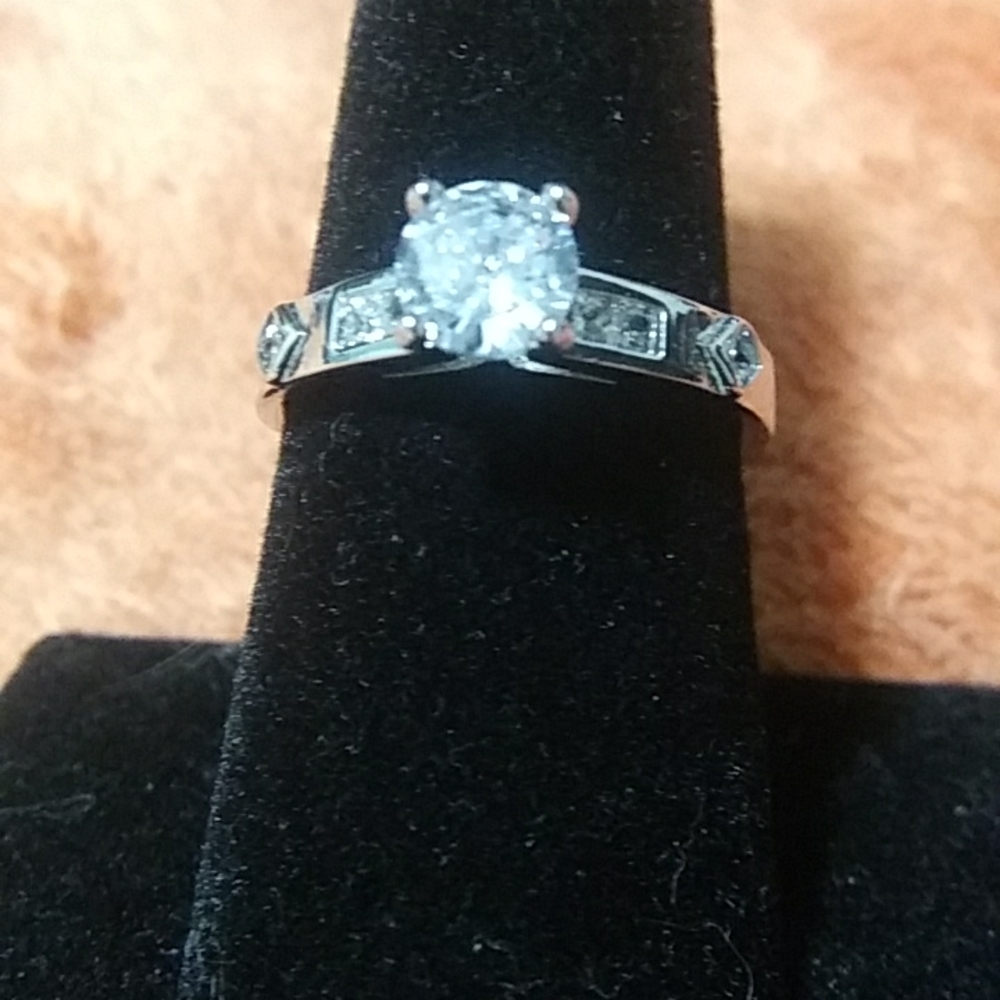 1.20 CT. Total weight Moissanite bridal Set
